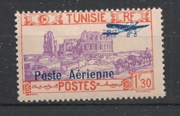 TUNISIE - 1928 - Poste Aérienne PA N°YT. 7 - Avion 1f30 - Neuf* / MH VF - Luchtpost