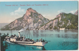 Postcard  Traunsee  (Autriche) Dampfer  Gisela  Steamer Boat Ed Stengel - Traun