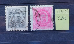 09 - 23 / Portugal N° 56 + 58 - - Used Stamps