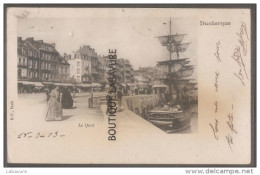 59 - DUNKERQUE--Le Quai--bateau 3 Mats--animé---précurseur - Dunkerque