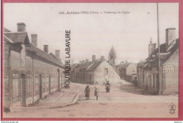 18 - AUBIGNY VILLE---Faubourg Du Cygne-----animé - Aubigny Sur Nere