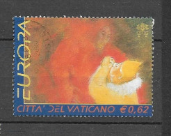 Timbres Oblitérés Du Vatican 2002, N°1271 YT, Europa, Le Cirque, Clown - Oblitérés