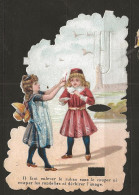 Découpis Gaufrée Enfant Année 1900 - Children