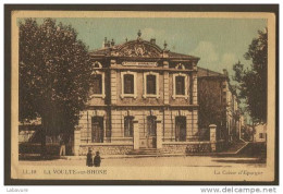 07----LA VOULTE SUR RHONE-----la Caisse D'epargne---animée--cpsm P.F Couleur - La Voulte-sur-Rhône