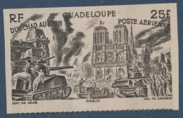 GUADELOUPE PA N° 11 NON DENTELE  NEUF** SANS CHARIERE / MNH - Poste Aérienne