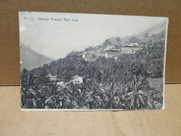 AYER ITAM (Malaisie) Chinese Temple Cachet De Paquebot Yokohama à Marseille 1923 - Malaysia