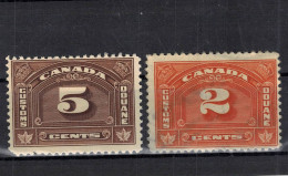 CHCT28 -  2 & 5 Cents, Customs Stamps, 1935, Canada - Revenues