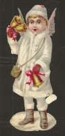 Découpis Gaufré Ange Année 1900 - Angeles