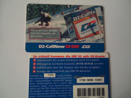 GERMANY  PREPAID CARDS SPORT SKIERS - Other & Unclassified