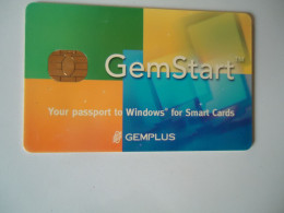 GREECE GSM   CARDS   WINDOWS  GEMSTART  GELMUS   2 SCAN - Pubblicitari