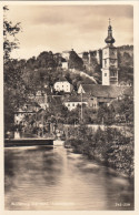 D4435) WOLFSBERG - Kärnten - Lavantpartie Turm - Häuser Schloss ALT - Wolfsberg