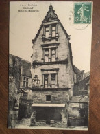 Cpa, éd P.D.S, Dordogne 24 SARLAT Hôtel Malleville, écrite En 1908 - Sarlat La Caneda