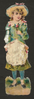 Découpis Gaufrée Jeune Fille Année 1900 - Ragazzi