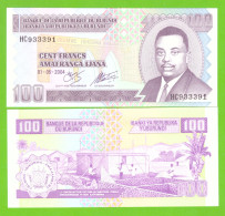 BURUNDI 100 FRANCS 2004 P-37d  UNC - Burundi