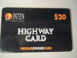 UNITED STATES    CARDS   HIGWAY   INTEN   2  SCAN - Advertising