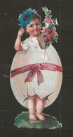 Découpis Oeufs De Paques Année 1900 - Easter