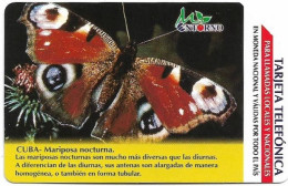 Cuba - Etecsa (Urmet) - Butterfly Mariposa Nocturna, 01.2003, 5$P, 75.000ex, Used - Kuba