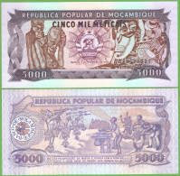 MOZAMBIQUE 5000 METICAIS 1989 P-133  UNC - Mozambique