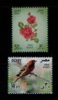 EGYPT / 2004 / Celebrations 2004 / FLOWERS( ROSE ) / BIRDS ( SONGBIRD ) /  MNH / VF. - Ongebruikt