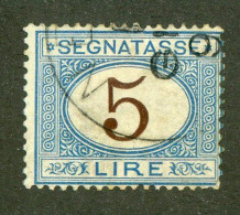 986 Italy 1870 Scott #J17 Used (Lower Bids 20% Off) - Strafport