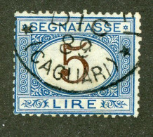989 Italy 1870 Scott #J17 Used (Lower Bids 20% Off) - Postage Due