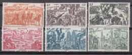 Reunion 1946 Mi#303-308 Mint Hinged - Nuevos