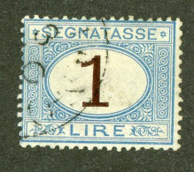 1007 Italy 1870 Scott #J13 Used (Lower Bids 20% Off) - Postage Due