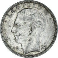 Monnaie, Belgique, 20 Francs, 20 Frank, 1935, Bruxelles, TTB, Argent, KM:105 - 20 Francs