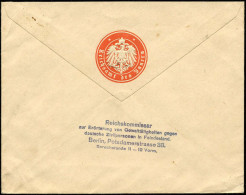 BERLIN W/ *9r 1916 (23.12.) Band-MaSt Auf Dienstbf.: Reichsamt Des Jnnern (rs. Orange Trockensiegel) + Rs. Viol. 5L: Rei - 1. Weltkrieg