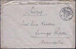 DT.MIL.MISSION TÜRKEI 1914 (16.12.) 1K-BPA: KAIS. DEUTSCHE/MARINE-/SCHIFFSPOST/No.29/** = S.M.S. Goeben, Schlachtkreuzer - WW1