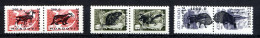 MORDOVIE MORDOVIA 1992, 3 Paires, Surcharges / Overprinted ANIMAUX Sur URSS / SU. R700 - Variedades & Curiosidades