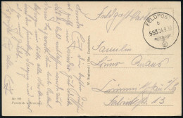 DEUTSCHES REICH 1939 (24.9.) 1K: FELDPOST/b/553 Mit  Taktischer Nr. (Mi.62, + 20.- EUR) + Hs. Fp.-Nr. 01903 = Kriegs-Laz - WW2