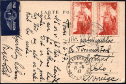 FRANKREICH 1947 (15.6.) 6 F. "XII. UPU-Kongreß, Paris", Reine MeF: 2 Stück (= La Cité) + SSt.: PARIS/CONGRES POSTAL UNIV - UPU (Wereldpostunie)