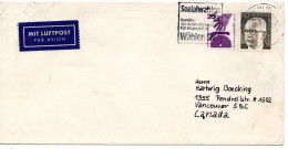 69796 - Berlin - 1974 - 110Pfg Heinemann MiF A LpBf BERLIN - ... -> Vancouver, BC (Canada) - Lettres & Documents