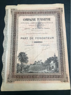 Compagnie Tunisienne Foncière Agricole Et Industrielle - Africa