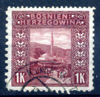 1910 AUSTRIA Levante Bosnia-Erzegovina Posta Militare N.42 USATO - Levante-Marken