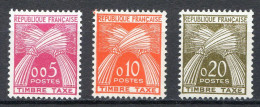 Réf 74 CL2 < -- FRANCE < TAXE N° 90+91+92 ** NEUF Luxe ** MNH - Cat 15.00 € - 1960-.... Postfris