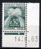 Réf 74 CL2 < -- FRANCE < TAXE N° 93 ** NEUF Luxe ** MNH - Cat 15.00 € - 1960-.... Mint/hinged