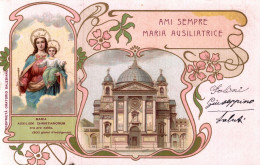 TORINO CITTÀ - Santuario Di Maria Ausiliatrice (Chiesa, Basilica) - Art Nouveau - VG - CH060 - Kirchen