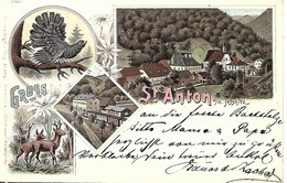 1897 - St.Anton An Der Jessnitz , Gute Zustand, 2 Scan - Scheibbs
