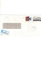 Islande Lettre Recommandée 1988 2 Timbres Dont Europa - Lettres & Documents