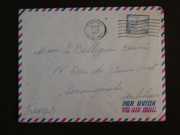 DB3 CANAL ZONE   BELLE LETTRE 1957 RODMAN   A  LOCQUMELIE FRANCE +  AFF. INTERESSANT+   +++ - Canal Zone