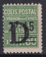 FRANCE 1938 - MNH - YT 139 - COLIS POSTAUX 2,15 Sur 1,50 - Nuovi