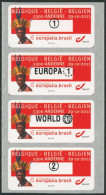 Timbres De Distributeurs (ATM) - Europalia Brésil S12 (set Complet, MNH, ATM135) - Mint