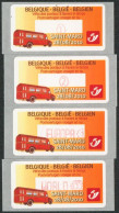 Timbres De Distributeurs (ATM) - Véhicule Postaux Saint-Mard S11 (set Complet, MNH, ATM127) - Neufs