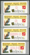 Timbres De Distributeurs (ATM) - Birdpex S11 (set Complet, MNH, ATM125) - Mint
