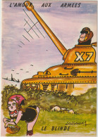 Illustration LASSALVY Ed Orion Série Mil3 - Humour Erotisme Militaire Tank -  CPSM 10,5x15  TBE Neuve - Lassalvy