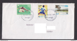 CUBA, COVER, Wrestling, Football, Republic Of Macedonia  (008) - Covers & Documents