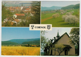 CORNOL   VUE  DU  VILLAGE  DE  CORNOL ET DE LA  CHAPELLE  SAINT-GILLES    (VIAGGIATA) - Chapelle