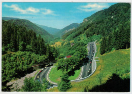 SCHWARZWALD    DAS  HOLLENTAL AN DER  RAVENNA-BRUCKE       (VIAGGIATA) - Wald